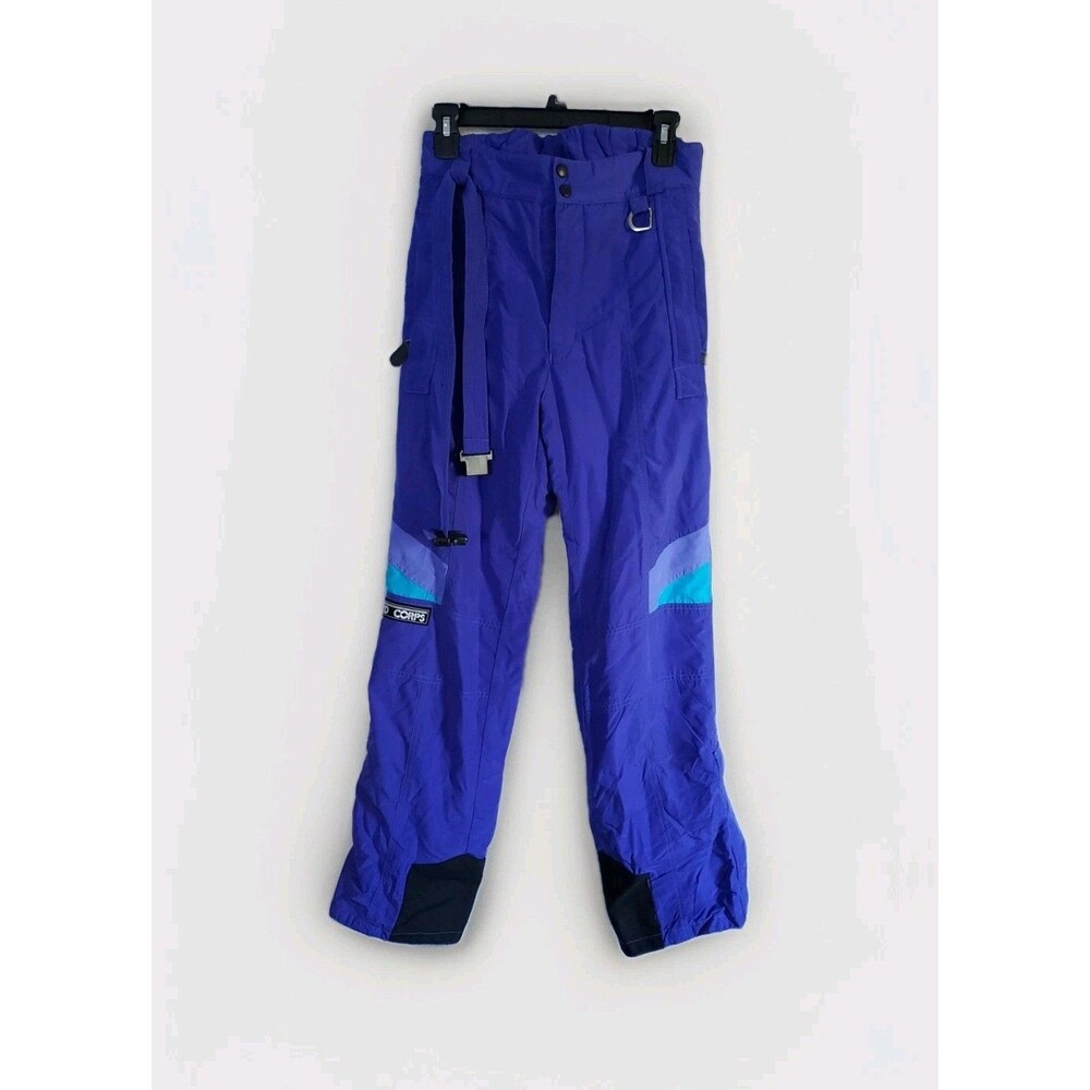 Vintage 1990s Hard Corps Insulated Purple Gore-Tex Ski Pants Men's 30 Long